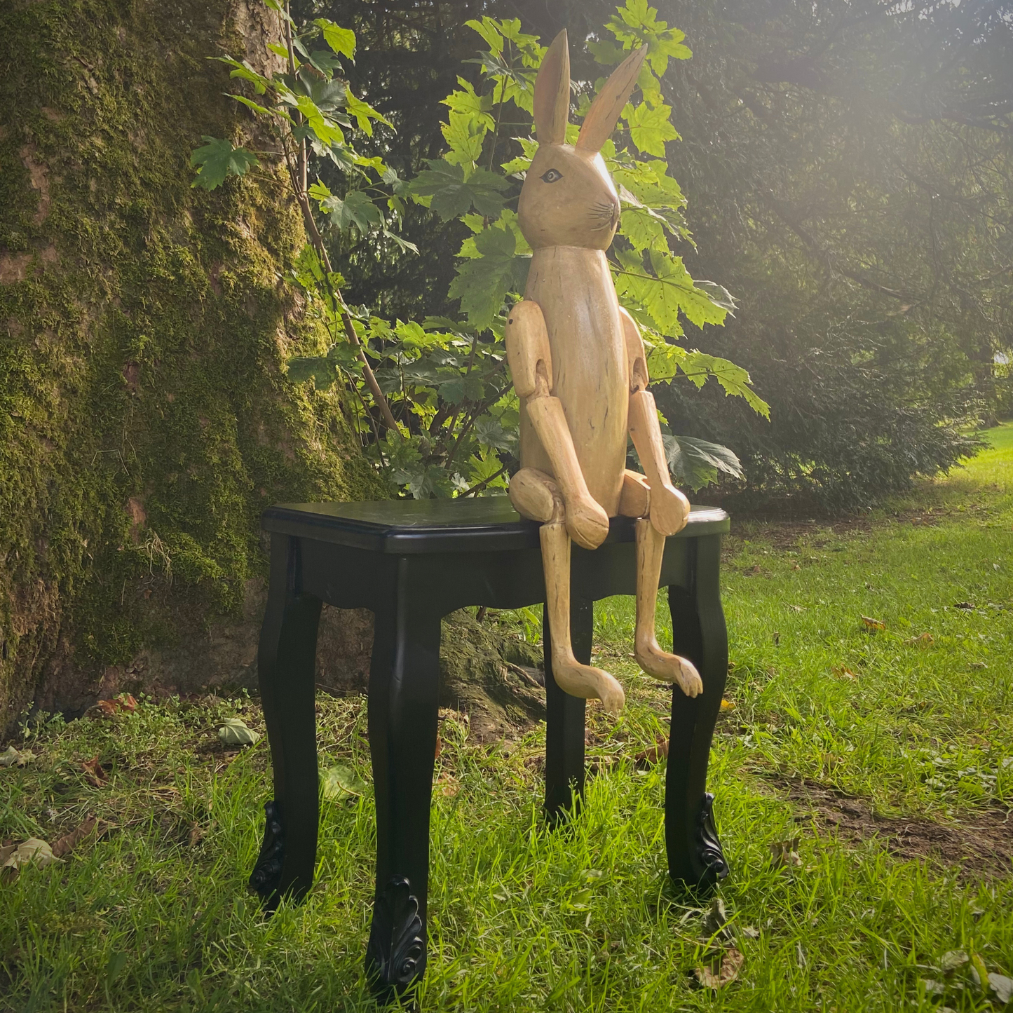 Articulated Wooden Hennow Hare - Large