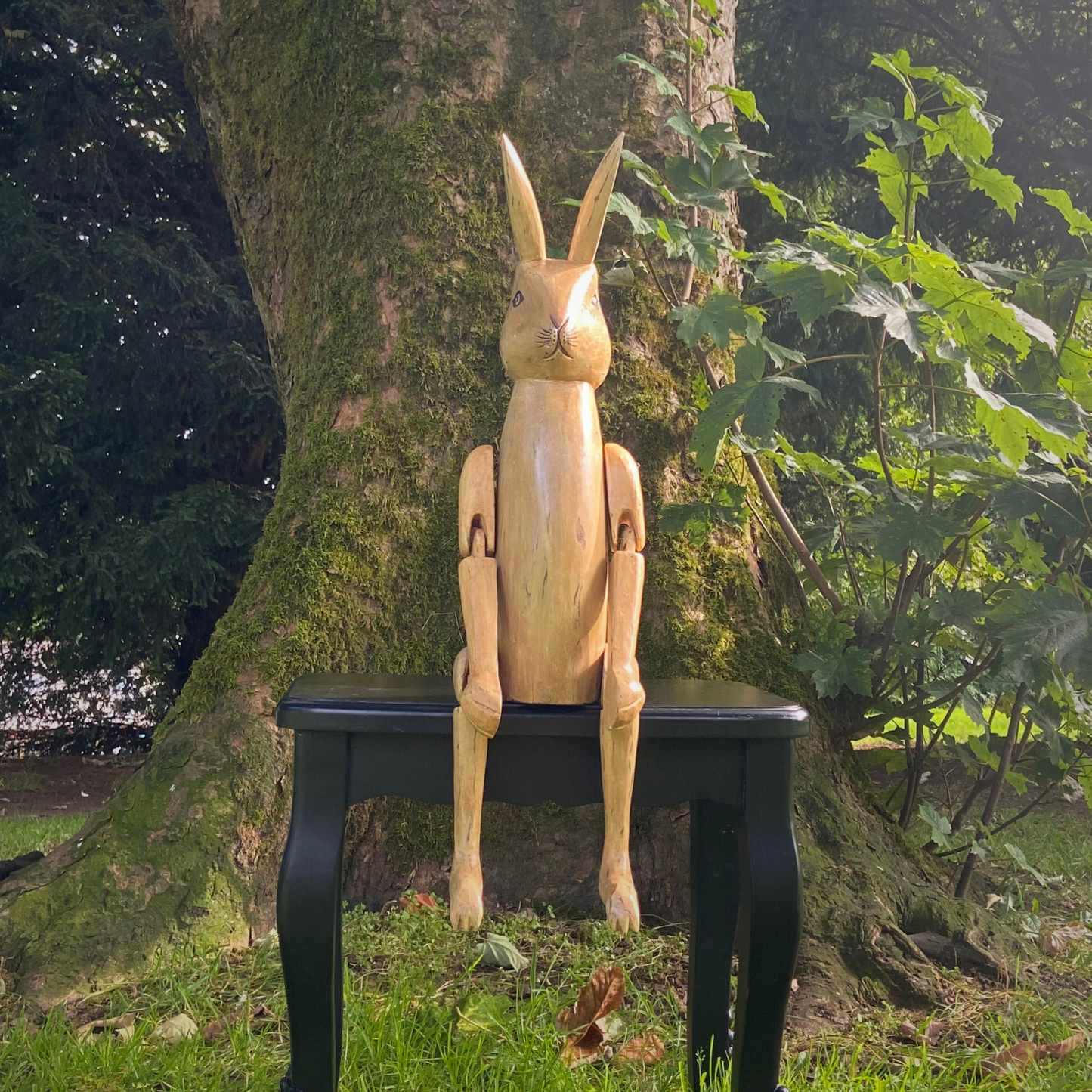Articulated Wooden Hennow Hare - Large