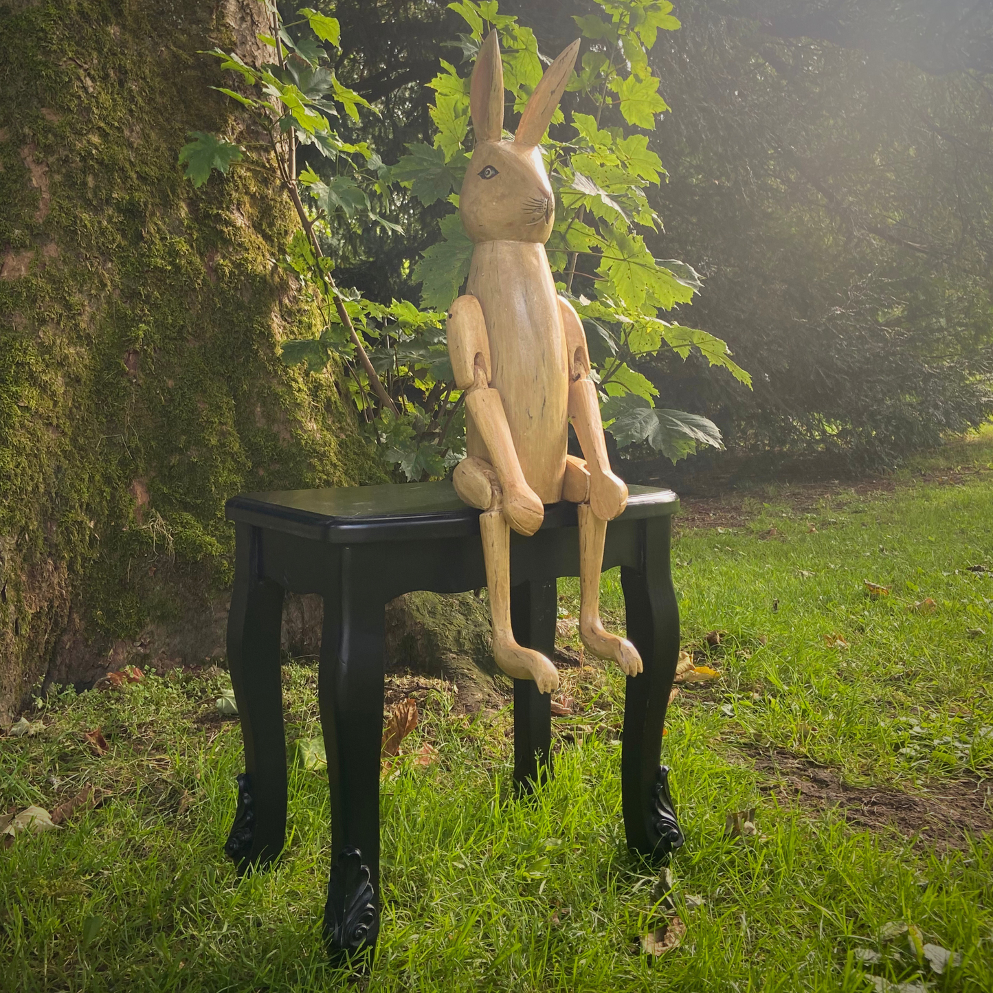 Articulated Wooden Hennow Hare - Large