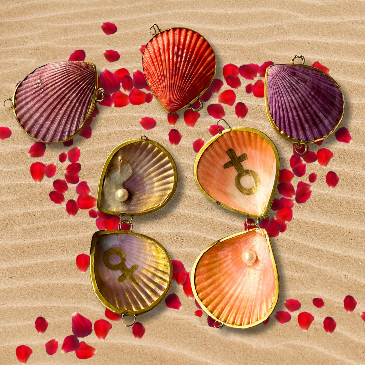 Venus Sea Shell Case with Pearl - Enchanting Ocean Treasure