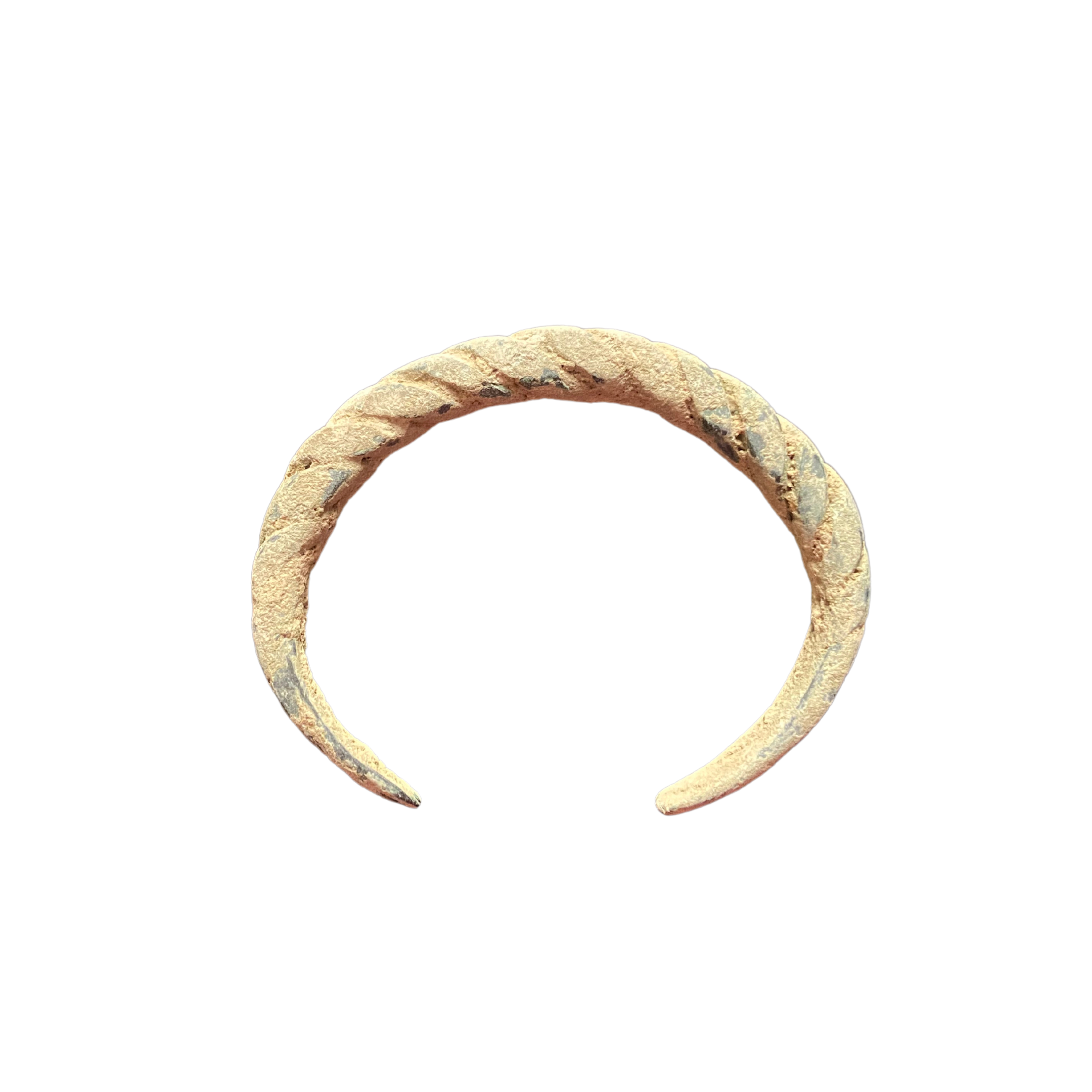 Twisted Bronze Warrior Bracelet : 900–1000 AD Viking Era / Norse Europe