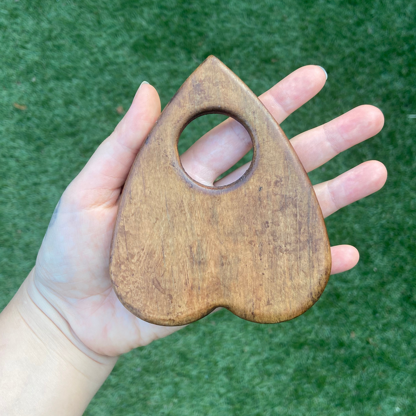 Mystical Spirit Communication Board with Planchette - Wooden Divination Tool