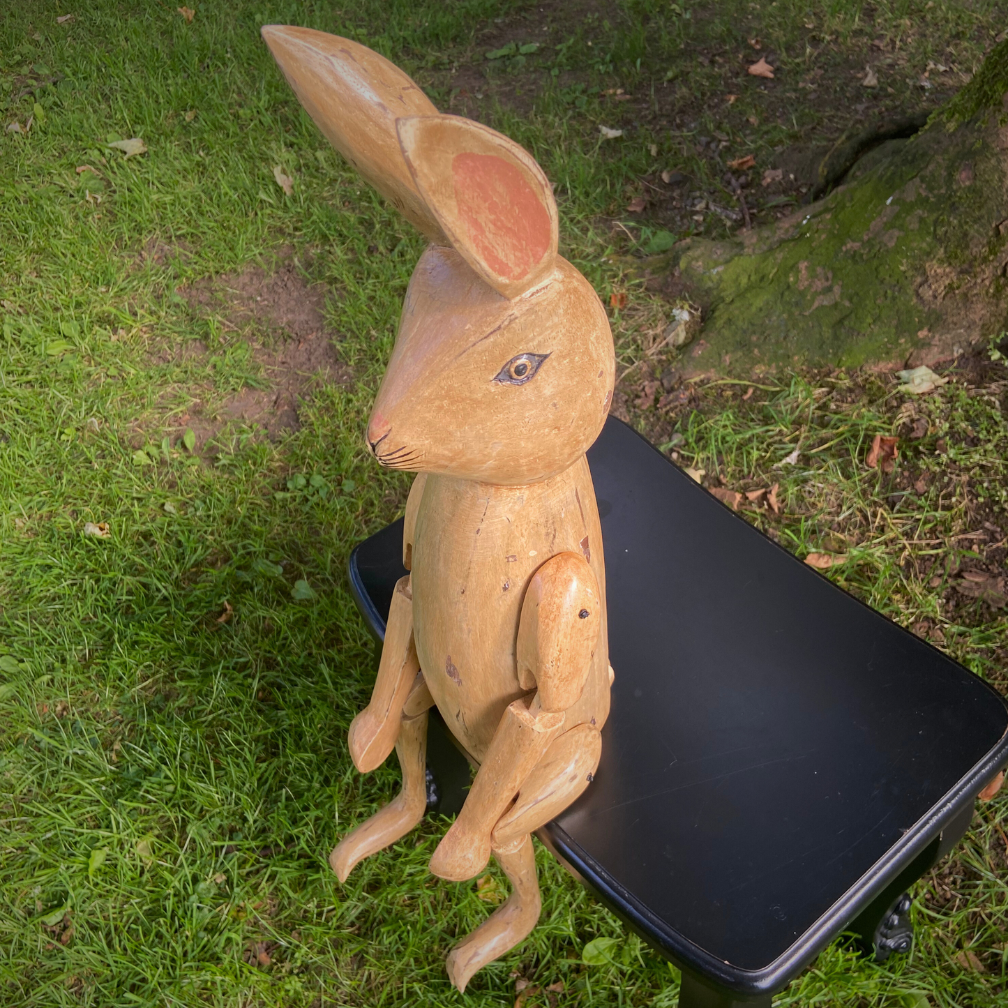 Articulated Wooden Hennow Hare - Large