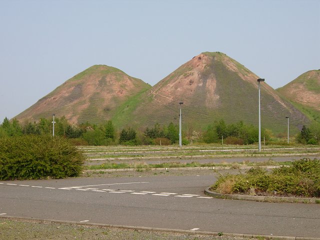 The Five Sisters shale bings, West Lothian