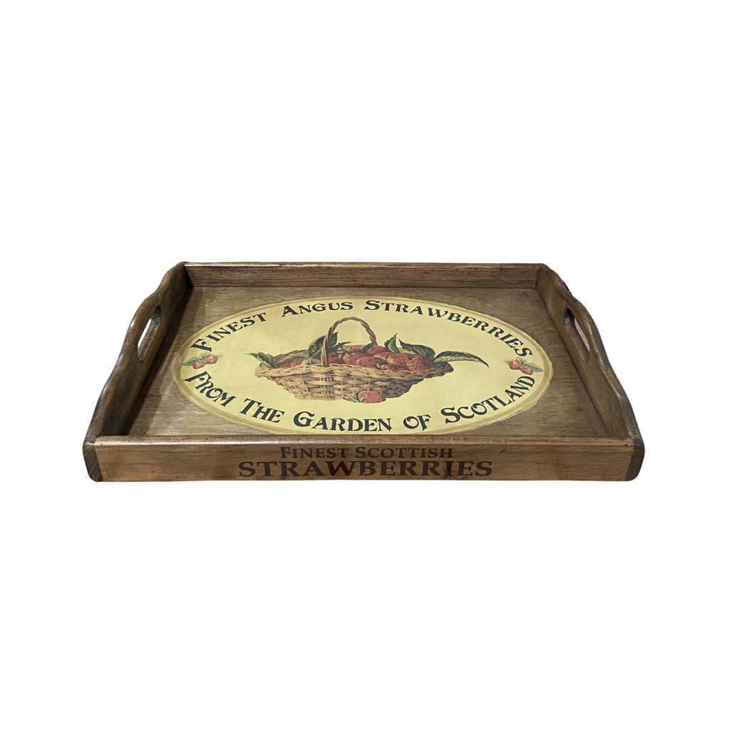 Serving Tray - Finest Angus Strawberries (Colour)