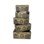 Wooden Nesting Boxes - Wild Thistle Gin (Set of 5 Sizes)