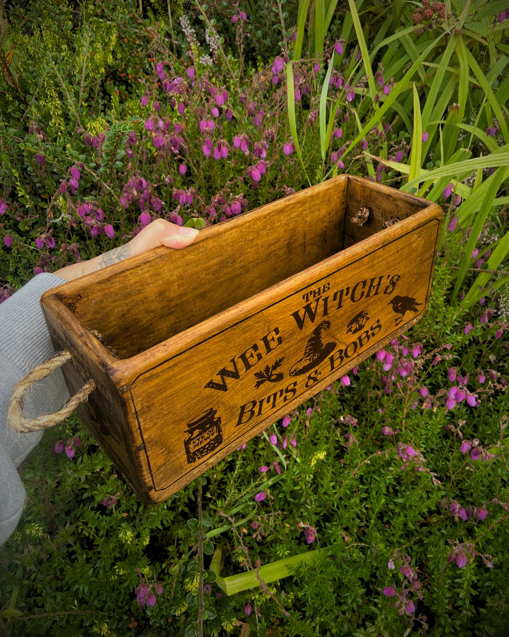 The Wee Witch's Bits & Bobs XS Wooden Box