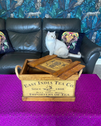 East India Tea Co. Medium Wooden Crate