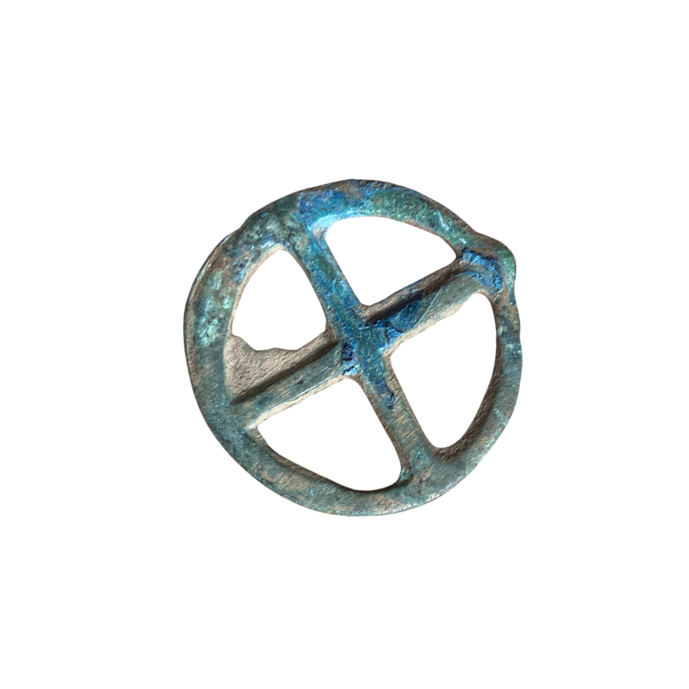 Bronze Solar Cross : 1100AD Viking Era/Medieval Europe