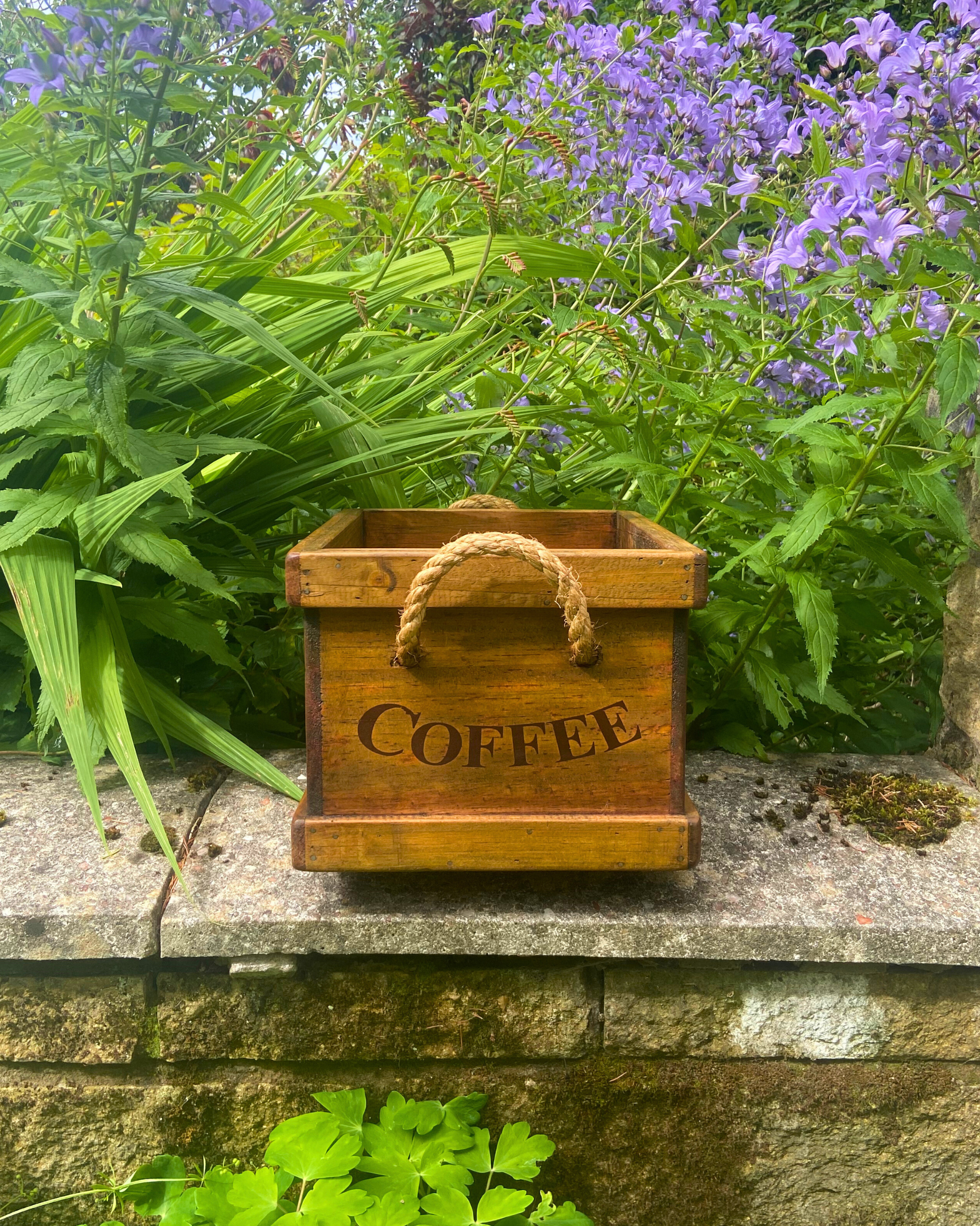National Brewers Co. Coffee Small Wooden Crate