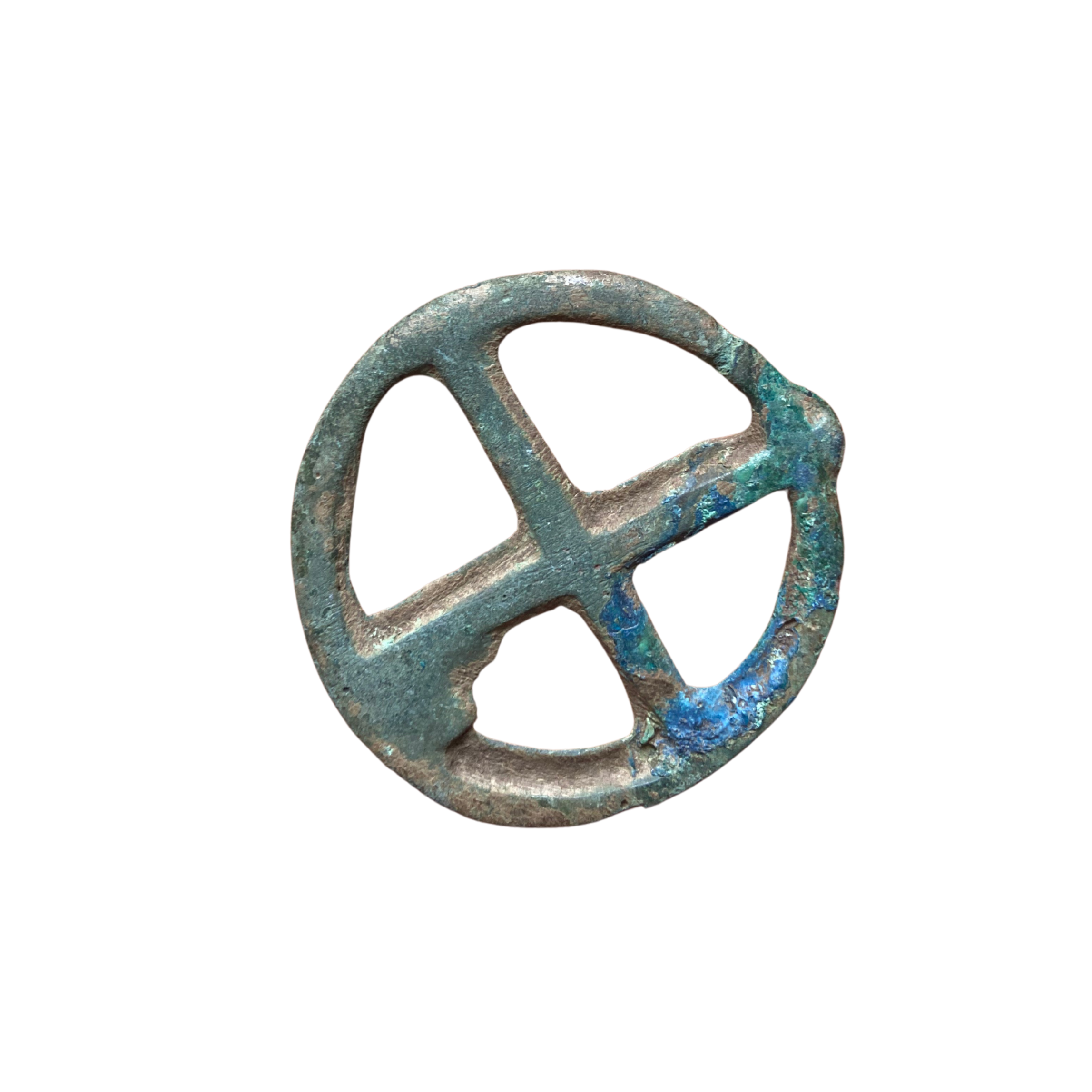 Bronze Solar Cross : 1100AD Viking Era/Medieval Europe