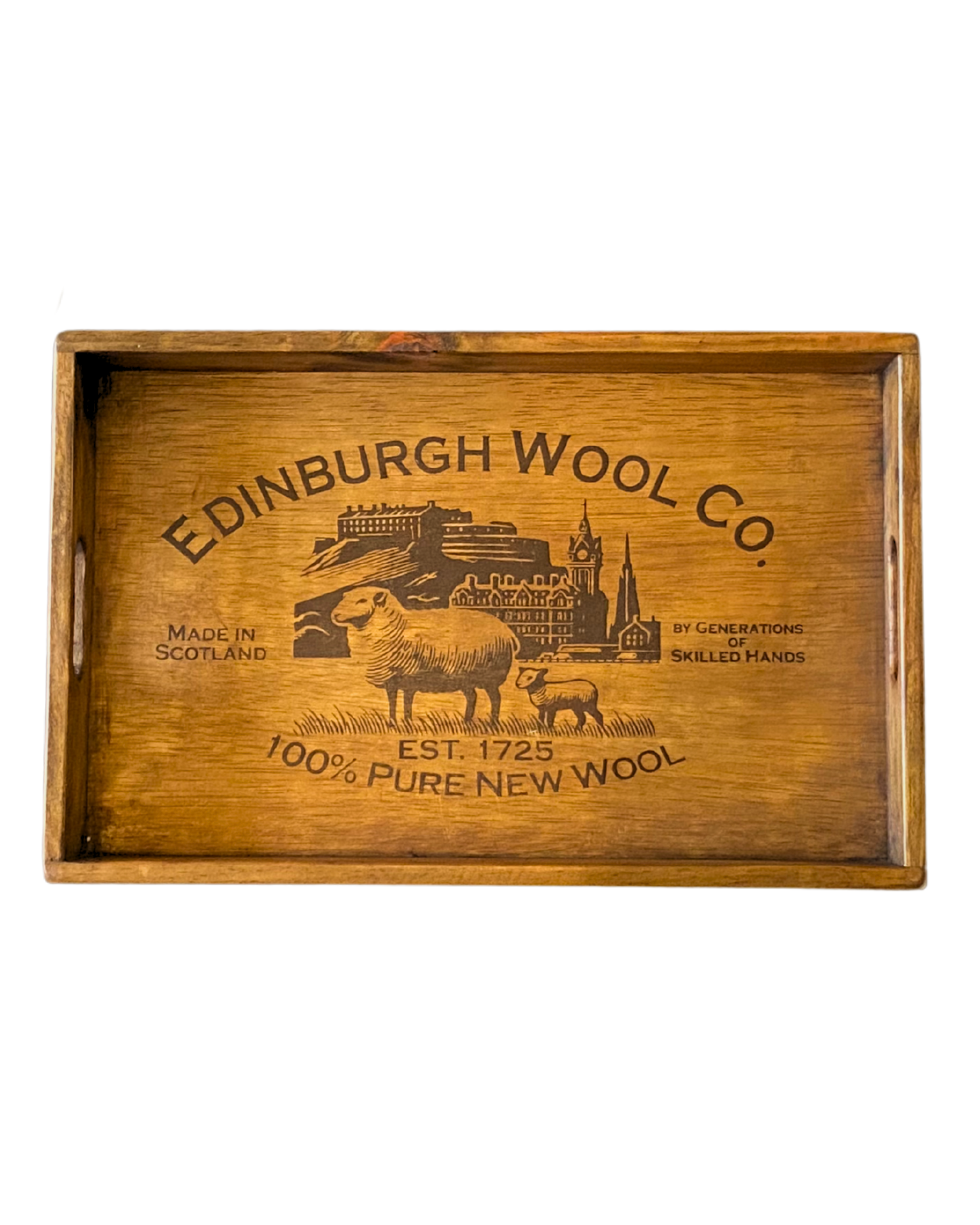 Edinburgh Wool Wooden Tray