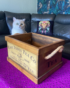 East India Tea Co. Medium Wooden Crate