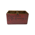 Broxburn Oil Co. colour print wooden storage box in pine, small size