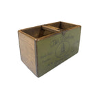 The Beehive colour print small wooden storage box, angled view