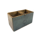 Murray Bros. colour print wooden storage box in pine, small size