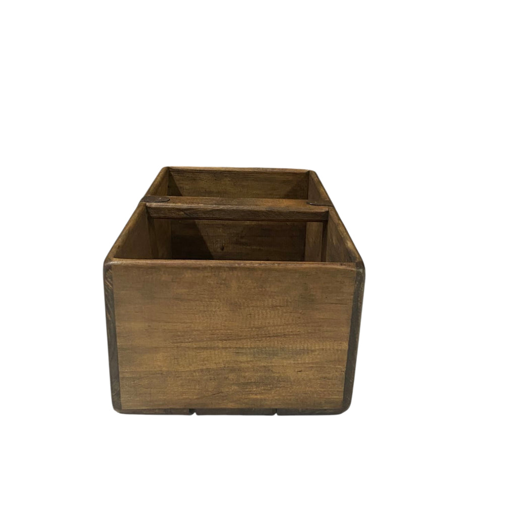 Selkie Gin colour print large wooden storage box, front view