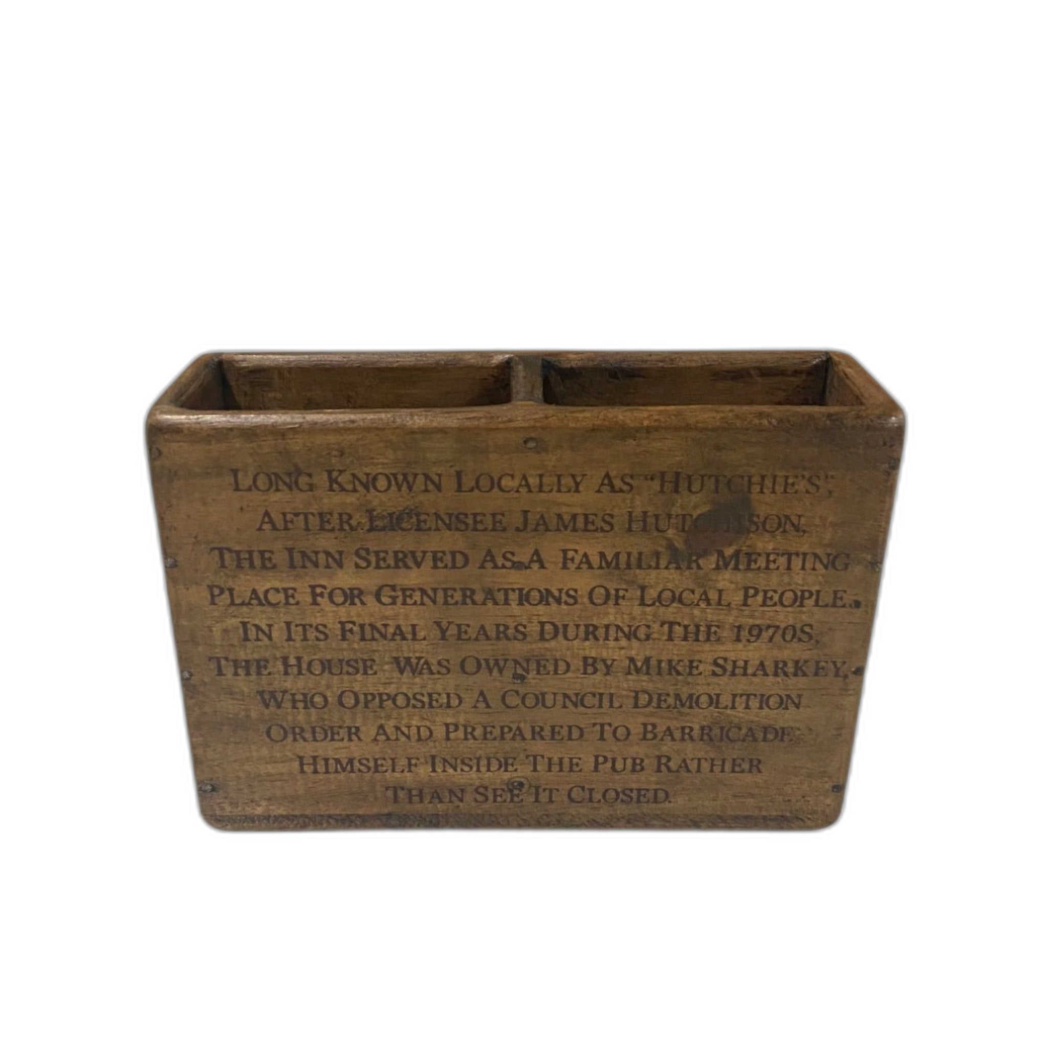 Cutlery Box - The Old Plantation Inn (Stencil)