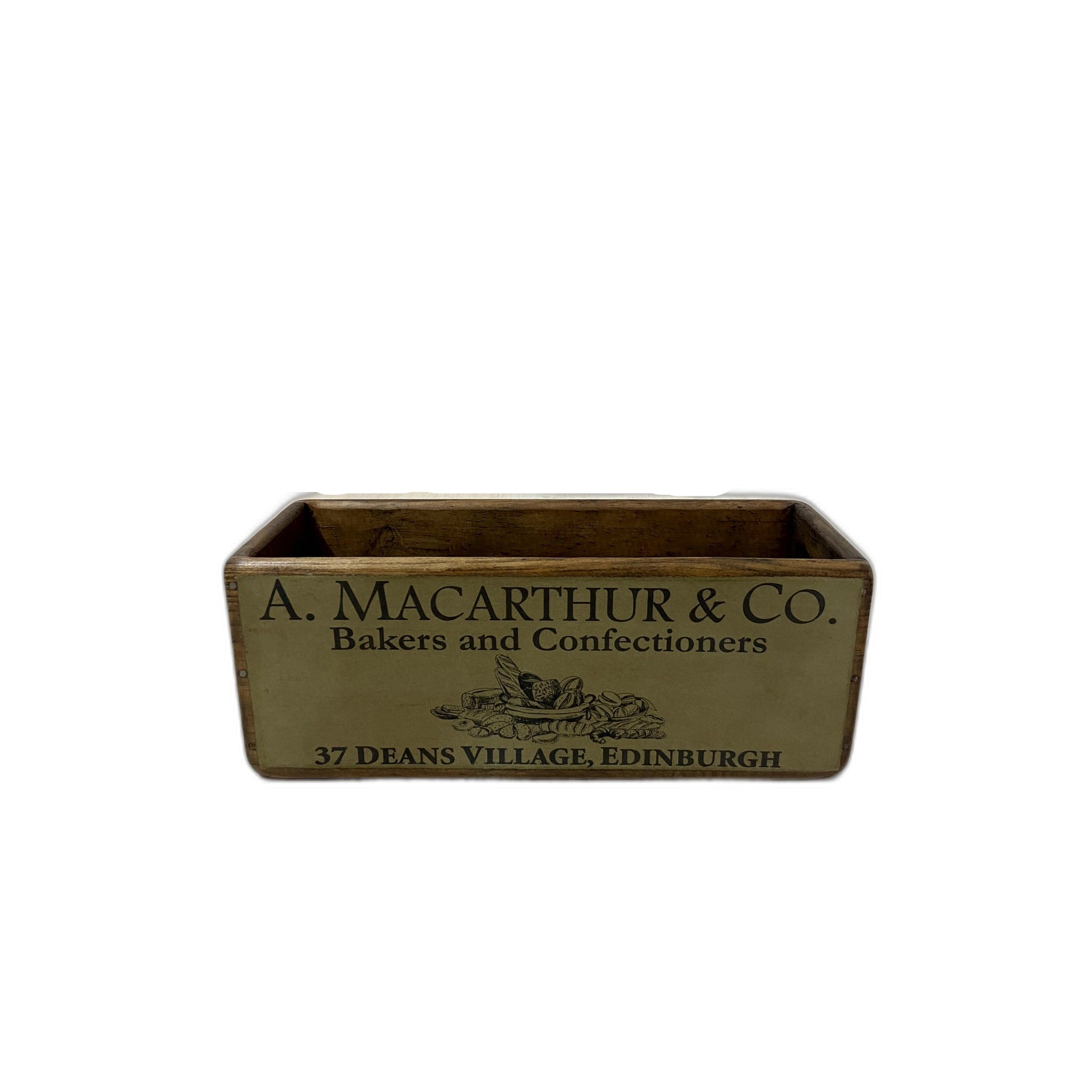 A. Macarthur & Co. colour print wooden storage box in sustainably sourced pine