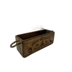 Wee Witch's Bits and Bobs hand-stencilled wooden storage box in pine, large