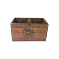 Edinburgh Wool Co. colour print wooden storage box in pine, small size