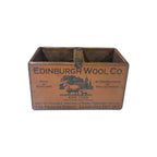Edinburgh Wool Co. colour print wooden storage box in pine, small size