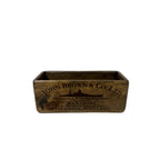 John Brown hand-stencilled wooden storage box in pine, Green Man Emporium