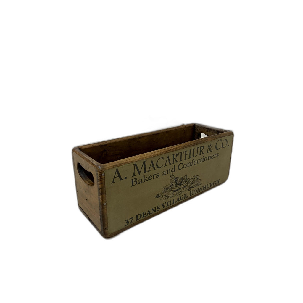 A. Macarthur & Co. colour print wooden storage box in pine, XS size