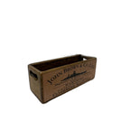 John Brown colour print wooden storage box in pine, XS size