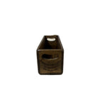 Old Grans Special Toddy hand-stencilled XS wooden storage box, angled view